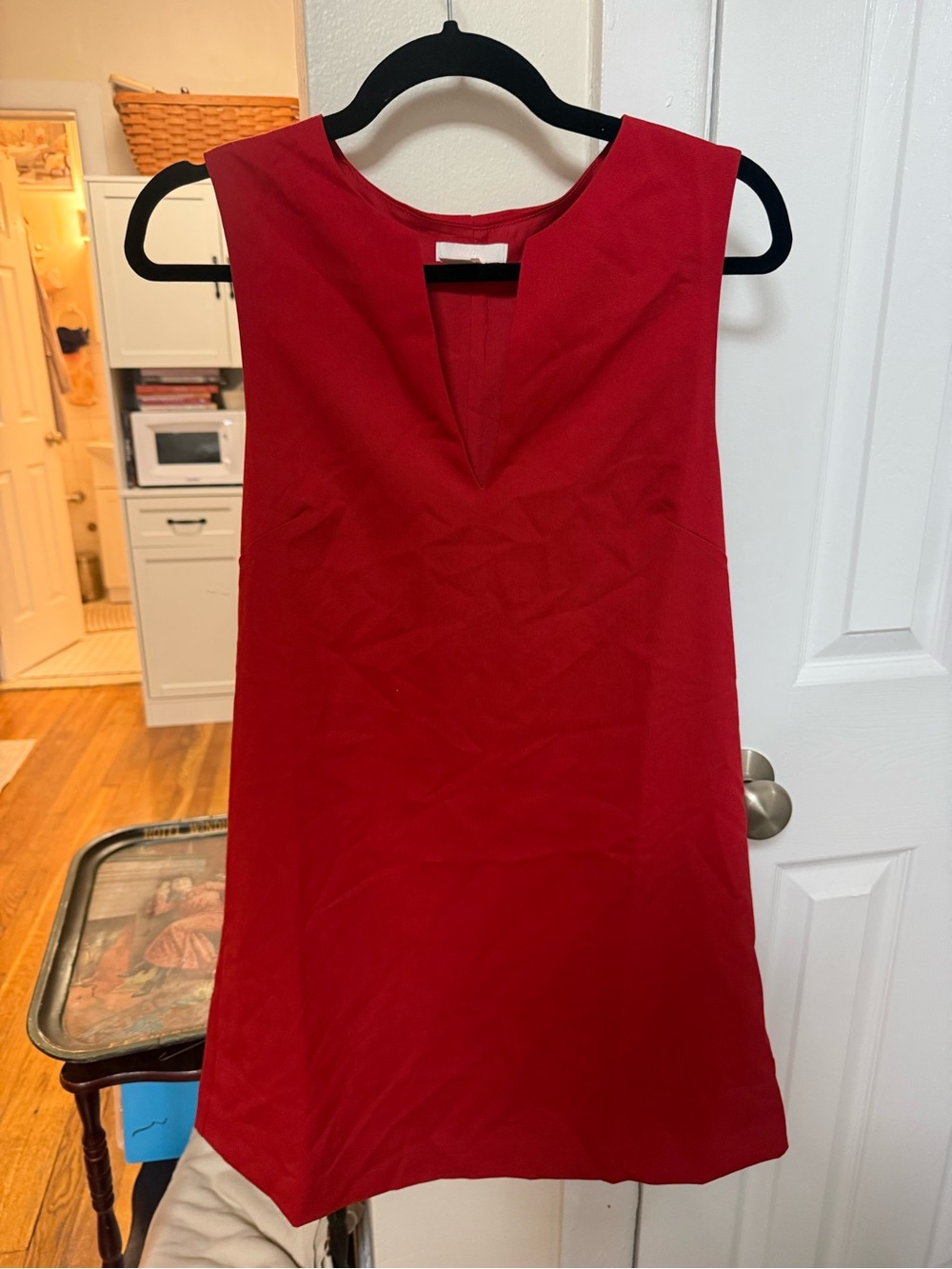 Red Shift Dress